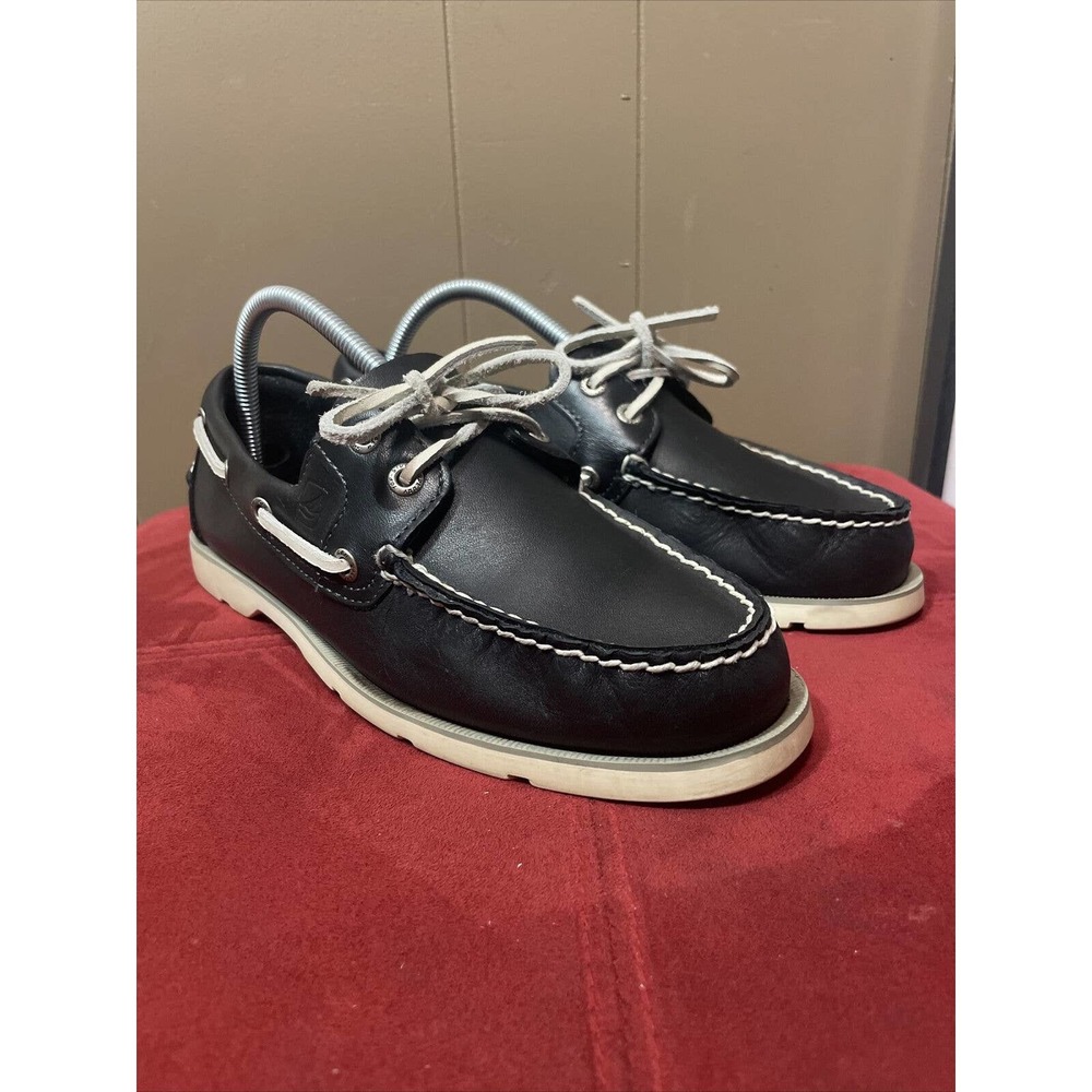 Sperry Top-Sider Men 8M Boat Shoes Dark Blue Leather